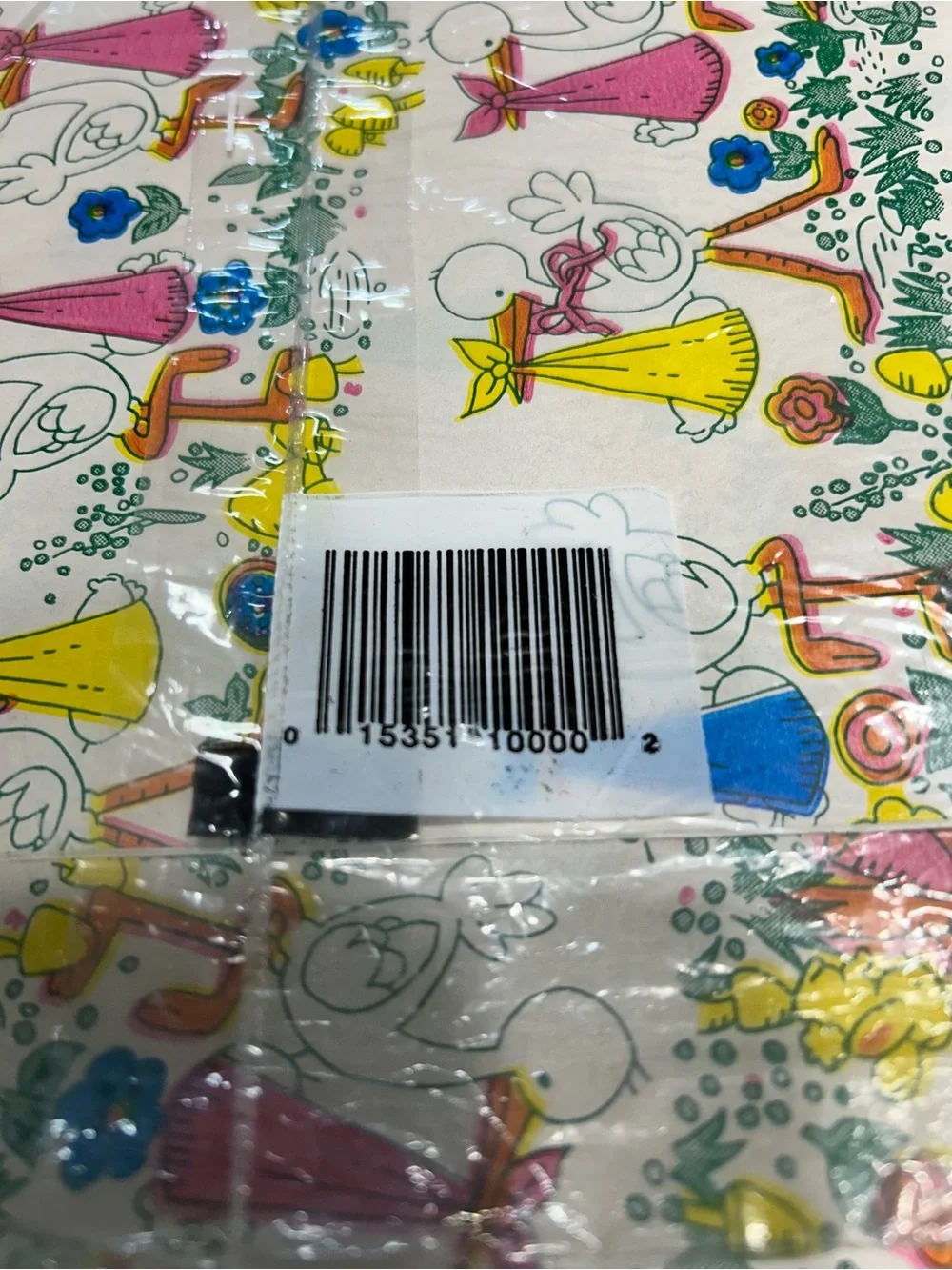Vintage Baby Shower Stork Wrapping Paper Lot